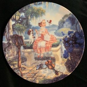 “Little Miss Muffet” Signed & Numbered Collectors Plate